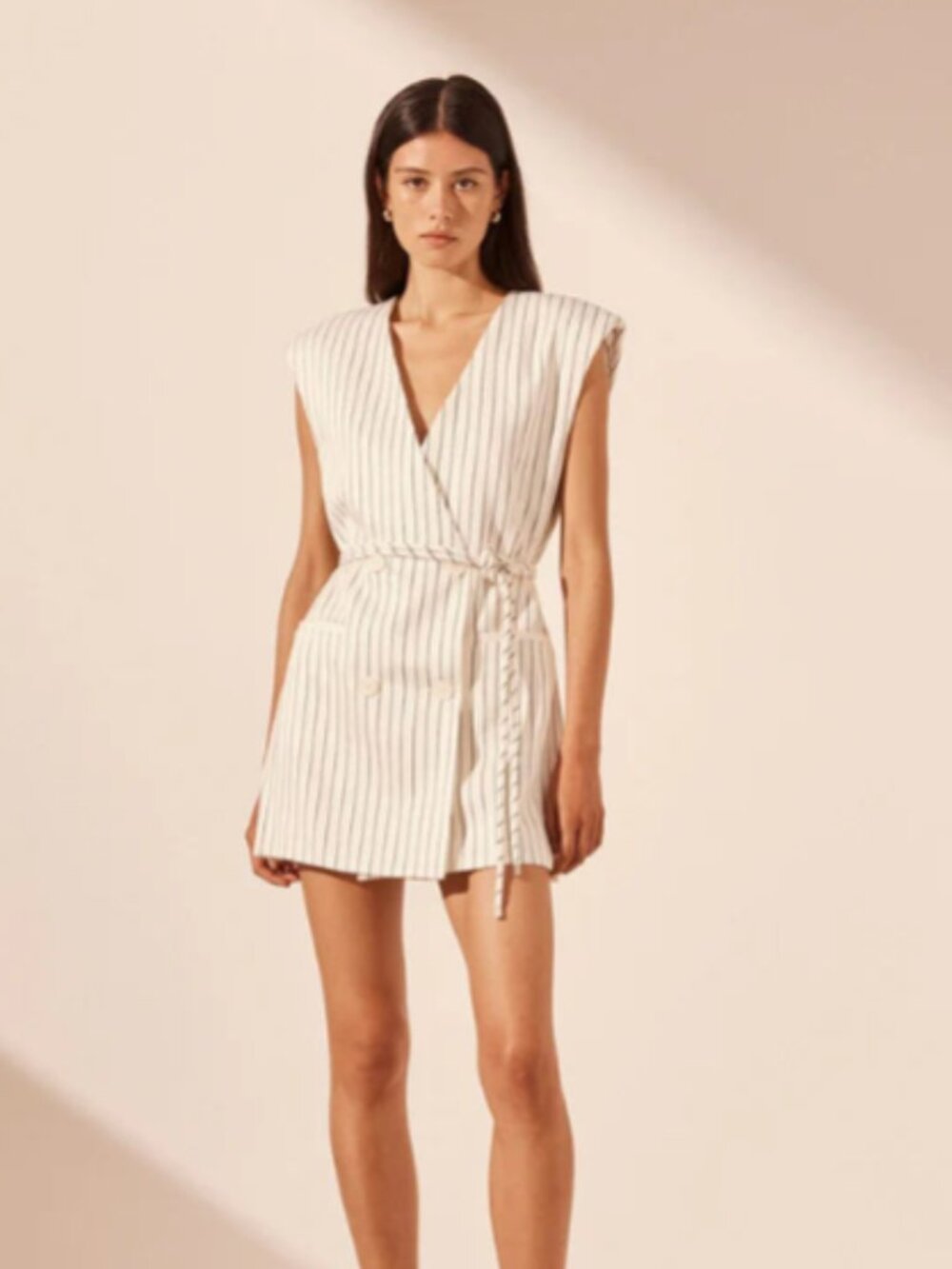 Shona Joy Harley Sleeveless Blazer Dress